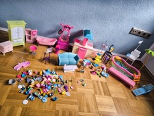 Großes Barbie Set, Konvolut, Einrichtung, Wohnzimmer, Badezimmer, Pool,...