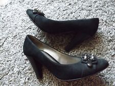 GABOR;PUMPS;ECHTLEDER;VELOUERSLEDER;SCHWARZ;DEKO;GR.4;EU 37;NW;TOLL!!!