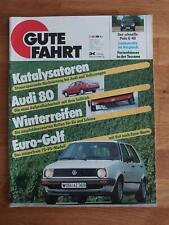 Gute Fahrt 11/1986 VW Polo Coupe G40 - VW Golf Turbodiesel Papmahl