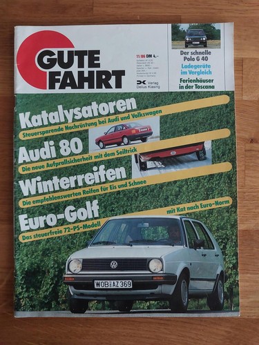 Gute fahrt 1986 - gute, 11/1986