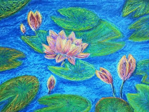 Lotus teich still von - still,
