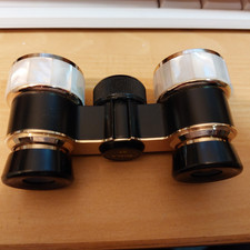 Opernglas, Scala 3x Perlmutt/Messing Top