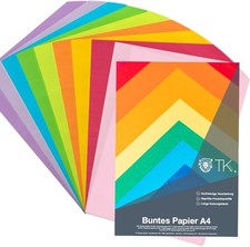 100x Buntpapier A4 Buntes