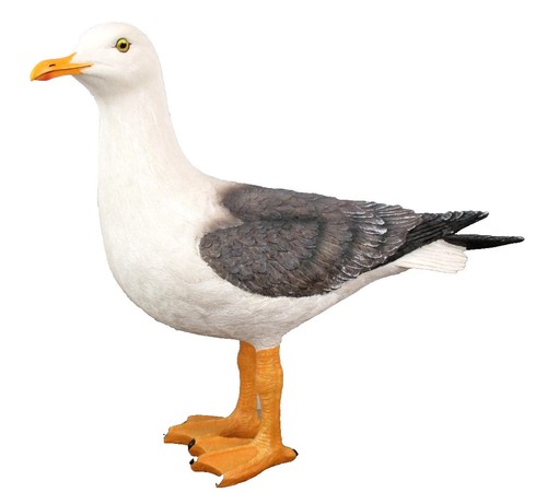 Große deko möwe stehend - große,