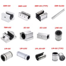 Linearlager Linearschlitte Linearführung Kugellager Buchse SBR TBR SC LM LME Typ