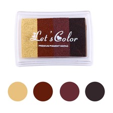 Stempelkissen Farbverlauf DIY