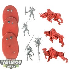 Blades of Khorne - 3 Bloodcrushers - teilweise bemalt