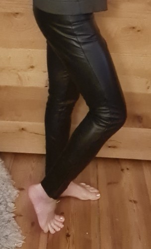 Sexy echt leder leggins