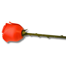 Rose-3D-Druck. Groß mit