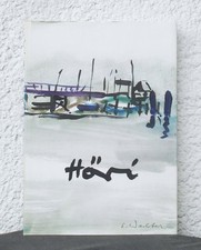 Emil Wachter – Höri Porträt einer Landschaft in Zeichnungen  Aquarellen SIGNIERT