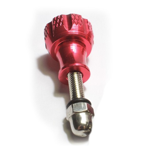 Aluminium schraube kurz rot - schraube,