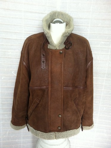 Lederjacke lammfell flieger - lederjacke,, lammfell,