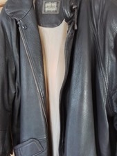 Asgard Echter Schwarzer Herren Lederkurzmantel .... Aus Lamm NappalederGr 58