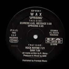 Wax uprising vinyl - uprising,