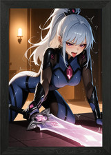 Anime Mädchen mit Schwert