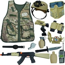 Kinder Soldat Kostüm Tarnung
