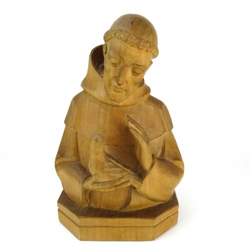 Holz figur franziskus - holz, v