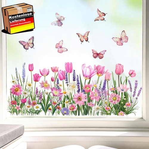 Fensterbilder frühling blumen - fensterbilder,