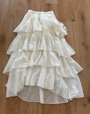 Italy Boho Lagenrock Creme- Einheitsgrösse- Neu