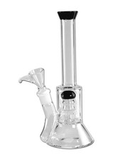 Schwarze Glasbong mit