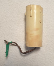 E14 Kerzenhülsen für Lüster mit Fassung, Kunststoff beige, Höhe 5,5cm (7 Stück)