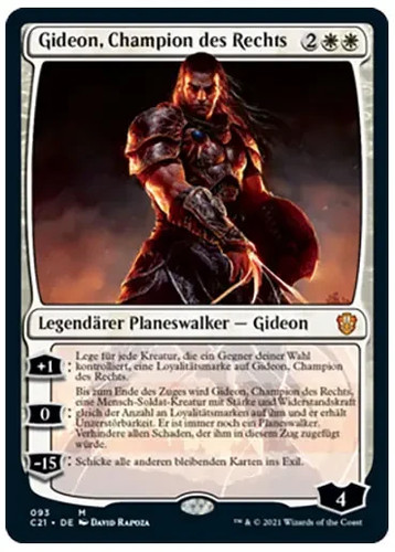 Mtg magic the gathering gideon - mtg,