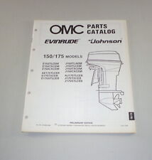 Teilekatalog Johnson Evinrude Außenborder 150 / 175 Models ab E150TLCEM von 9/88