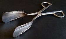 Buffetzange Gebäckzange Servierzange Vorlegezange versilbert 90