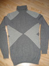 Benetton Damenpullover grau Gr.S 80% Wolle+20%Polyamide wie neu