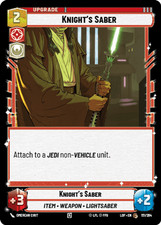 Knight's Saber - Legends of the Force - Star Wars Unlimited