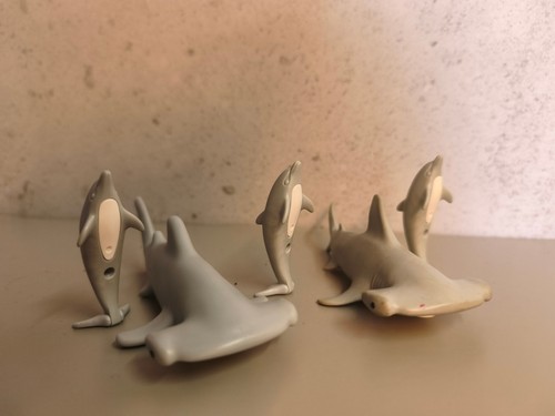 Delfin hammerhai fische - 3x,