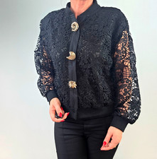 Damen Spitzenjacke One Size 36