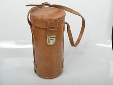 Hasselblad Objektiv Lederköcher leather case  h=19,8cm d=9,5cm Hartleder Köcher