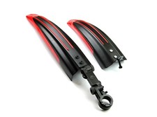 Fahrrad Rot Schutzblech Kotflügelsatz Vorne & Hinten Universal Kotflügel Top