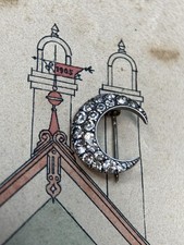 Antike Jugendstil Brosche