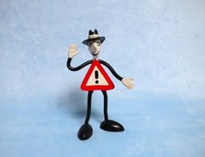 alte Schleich Biegefigur Werbefigur Balduin Berufsgenossenschaft Elektrotechnik