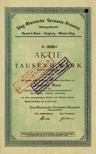 SIEG GERMANIA Brauerei Hersel