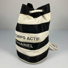 Echte CHANEL Streifen Tasche