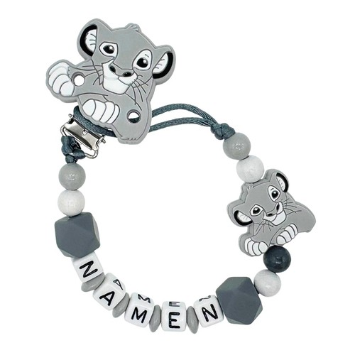 Schnullerkette mit wunschnamen - schnullerkette,