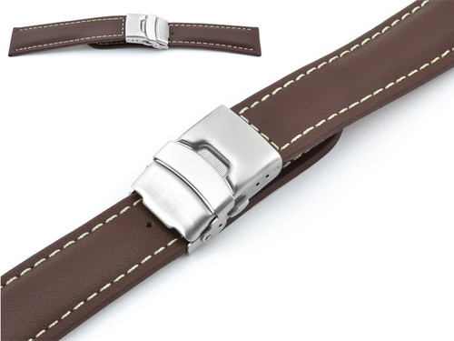 Kalbsleder uhrenarmband leder - kalbsleder,