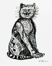Katze böse sein ist schön - katze,
