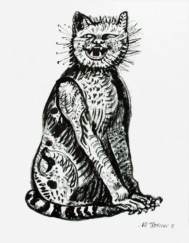 Katze böse sein ist schön - katze,
