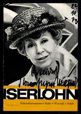 Inge Meysel Original Signiert # BC G 39184