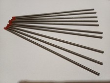 Wolframelektrode WT-20 / rot / 3,2 x 175 mm / WIG-Elektrode EN 26948 - 10 Stück