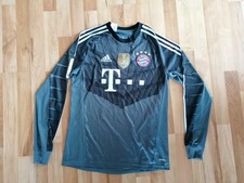 FC Bayern Kinder-Torwartrikot, Größe 176, 2014-15, Neuer 1, grau,  gebraucht