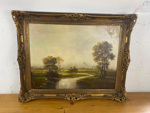 ölgemälde landschaft mit - landschaft,