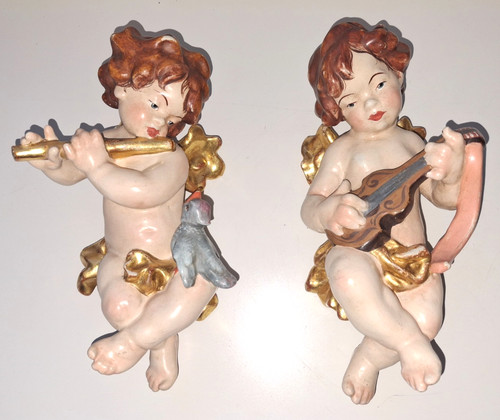 Holzfigur geschnitzt - 2,