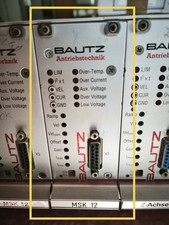 Bautz Z X Y  Achsen Servo  Regler  MSK 12