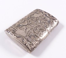 Silber 830 Streichholzdose