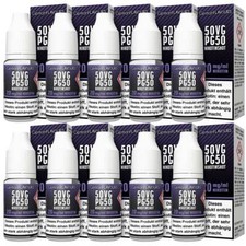 10x Nikotin Shots 20mg 10 ml 50/50 VG PG Nic Shot Nikotinshot e Liquid Base 18